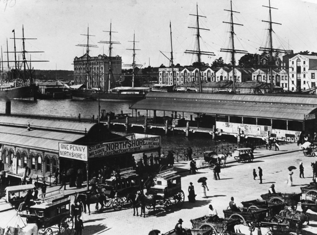 Circular Quay early 1880s